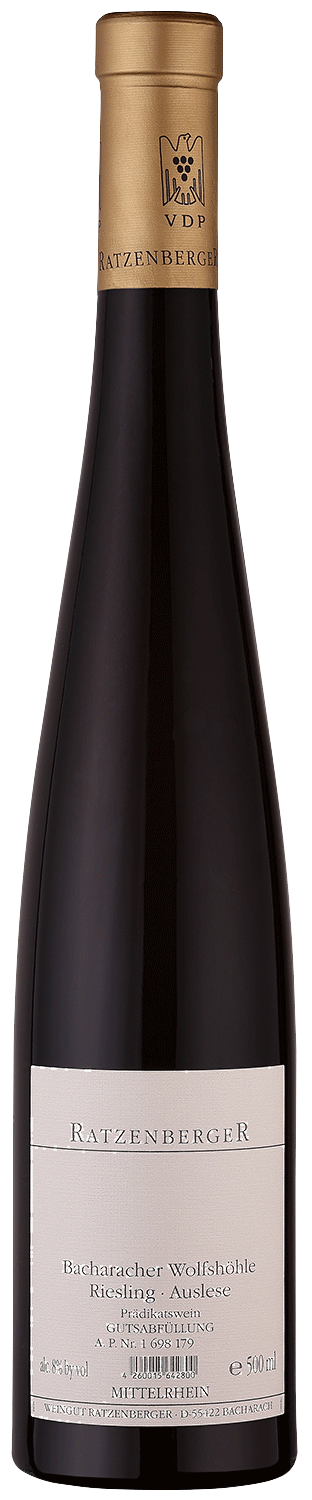 Bacharacher Wolfshöhle Riesling Auslese Goldkapsel 2019 - 50 cl