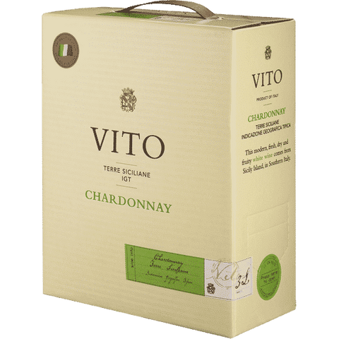 VITO Chardonnay IGT Terre Siciliane 3 L. Bag-in-Box