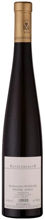 Bacharacher Wolfshöhle Riesling Auslese 2002 Mittelrhein 50 cl.